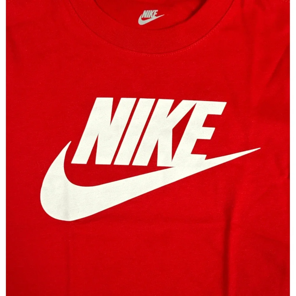 Nike Kids Size 4 XS Red Sportswear Futura Logo T-Shirt NWT